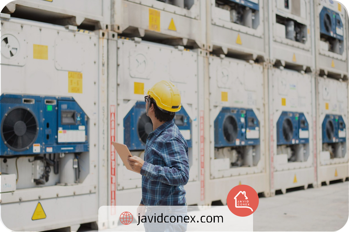 اجزای تشکیل دهنده کانتینر یخچالی