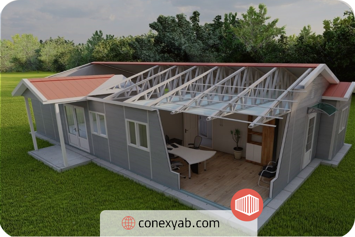 مصالح مورد استفاده ساخت کانکس‌ پیش‌ ساخته